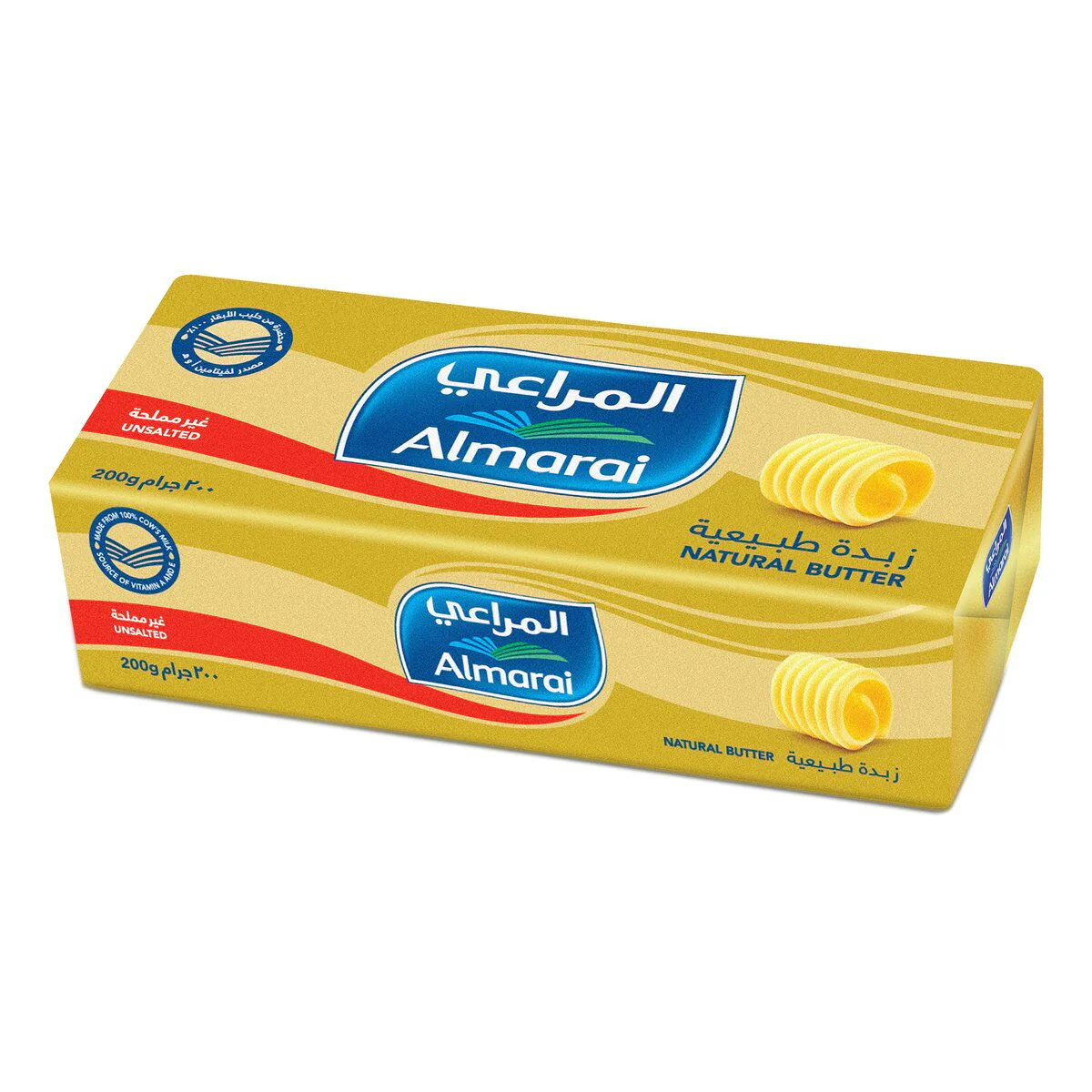 Almarai Natural Butter Unsalted 200g