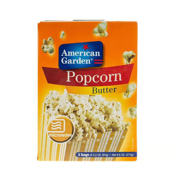 American Garden Microwave Butter Popcorn Gluten Free 273g