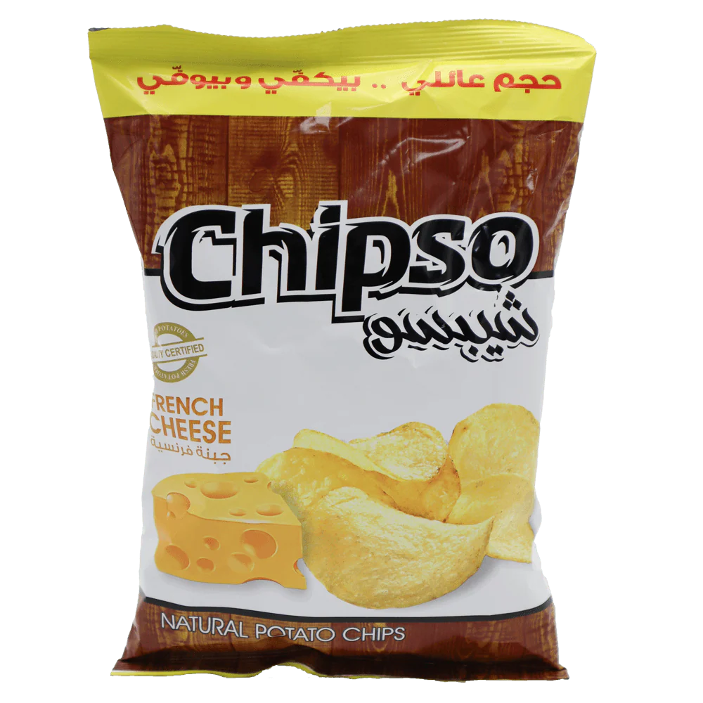 Chipso French Cheese Natural Potato Chips 100g